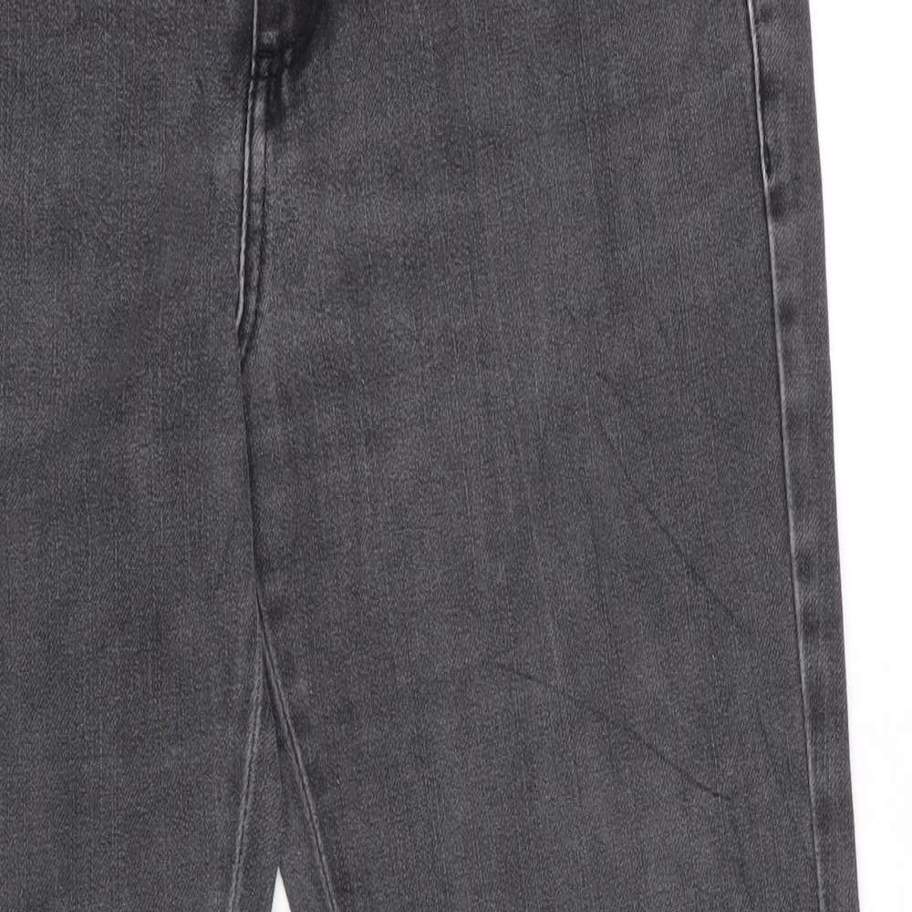 Autograph Womens Grey   Straight Jeans Size 12 L27 in