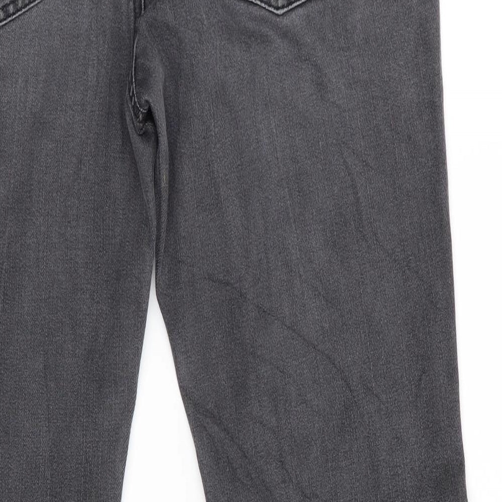 Autograph Womens Grey   Straight Jeans Size 12 L27 in