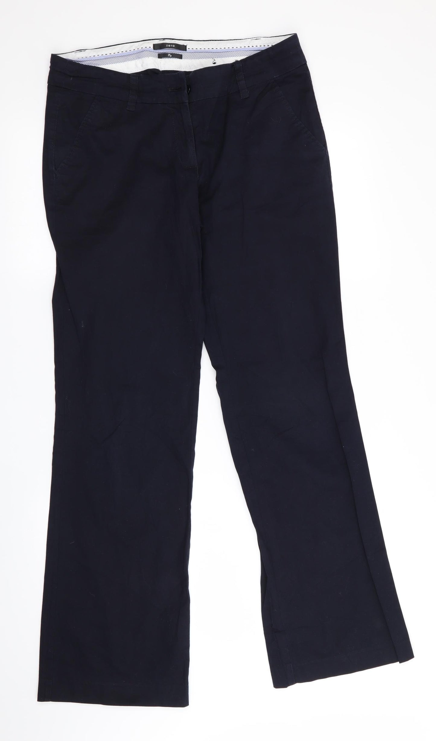 Zero Womens Blue   Trousers  Size 8 L31 in