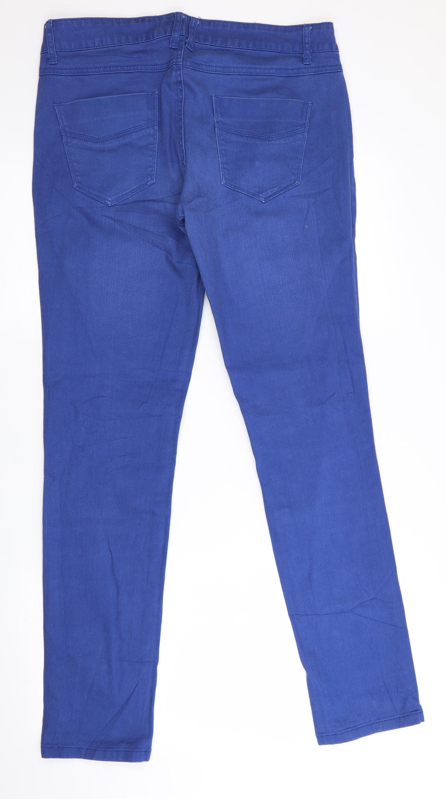 Denim Life Womens Blue   Trousers   L32 in