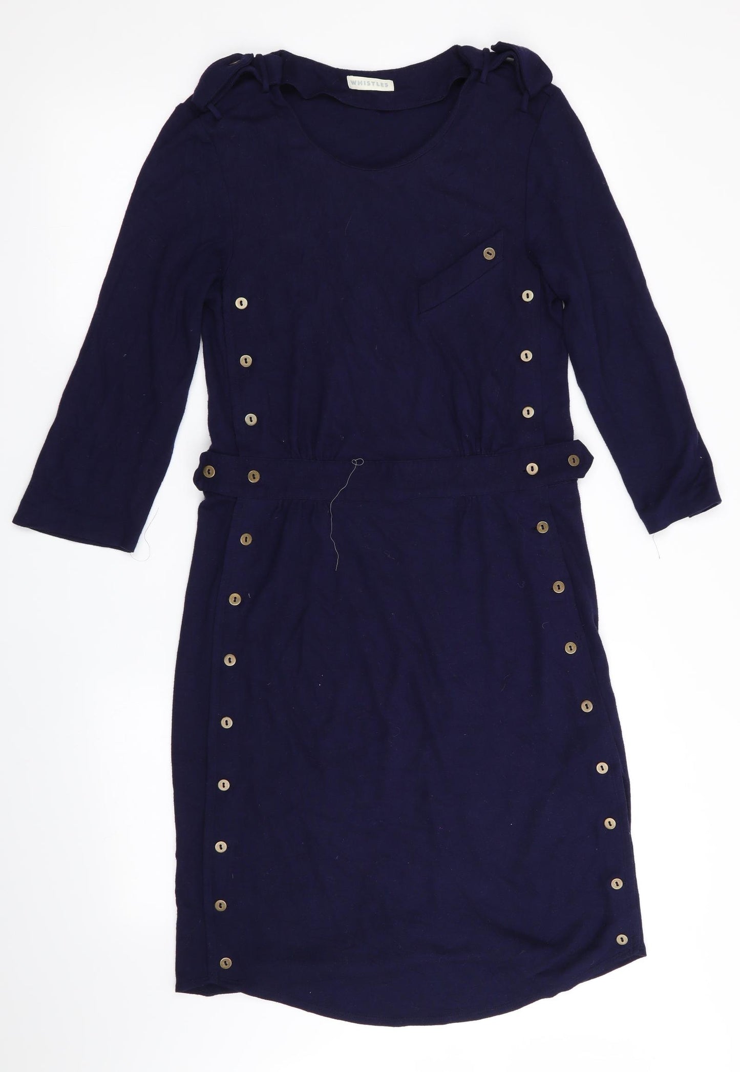 Whistles Womens Blue   Pencil Dress  Size 12