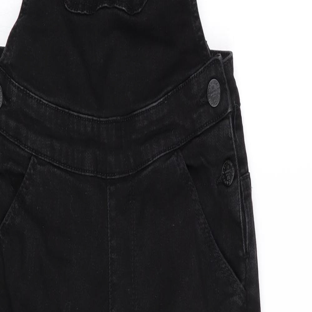 Marks and Spencer Girls Black   Dungaree One-Piece Size 10-11 Years