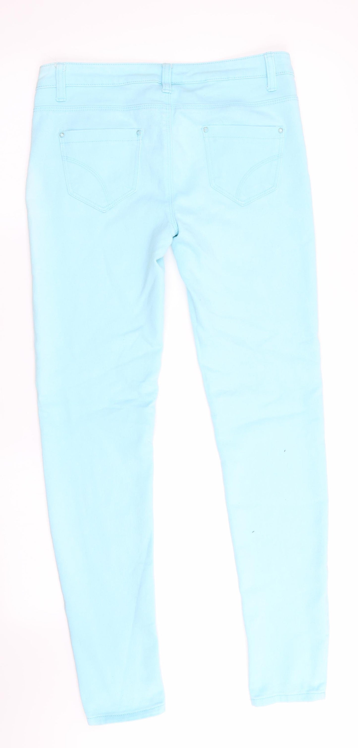 Denim Co Womens Blue   Skinny Jeans Size 10 L30 in - Super Soft Skinny