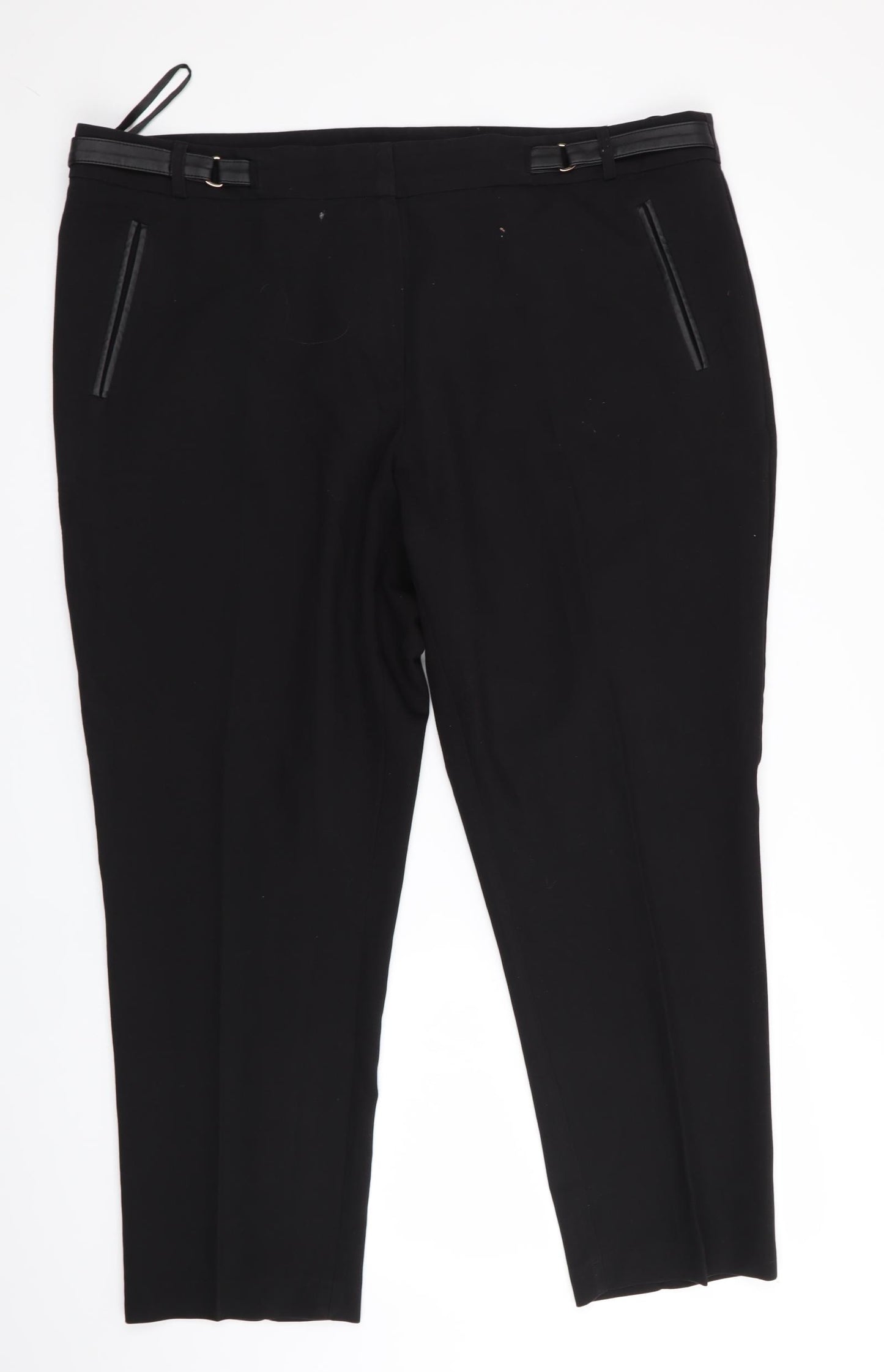 George Womens Black   Trousers  Size 18 L27 in