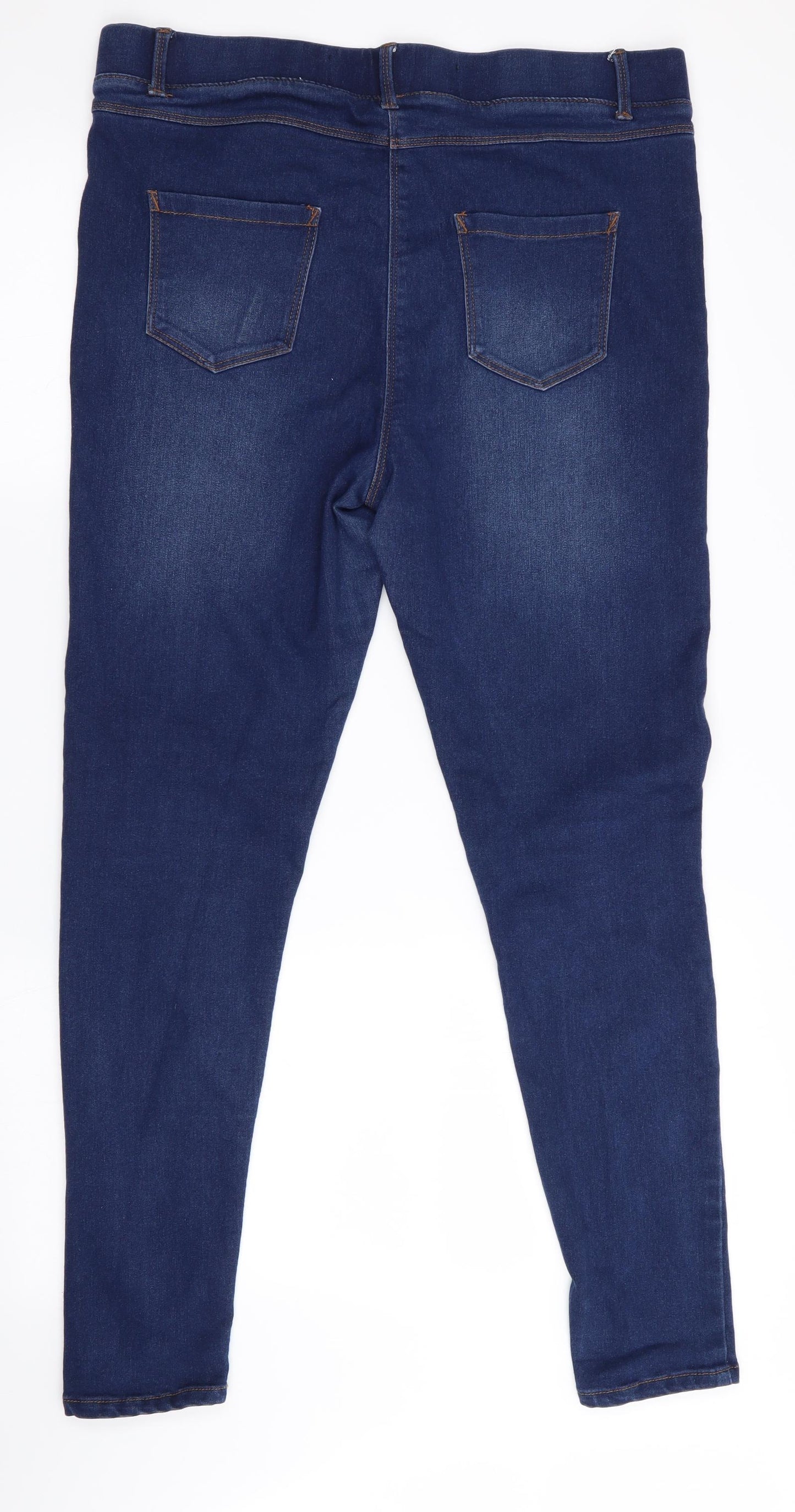 Simply Be Womens Blue   Jegging Jeans Size 16 L28 in