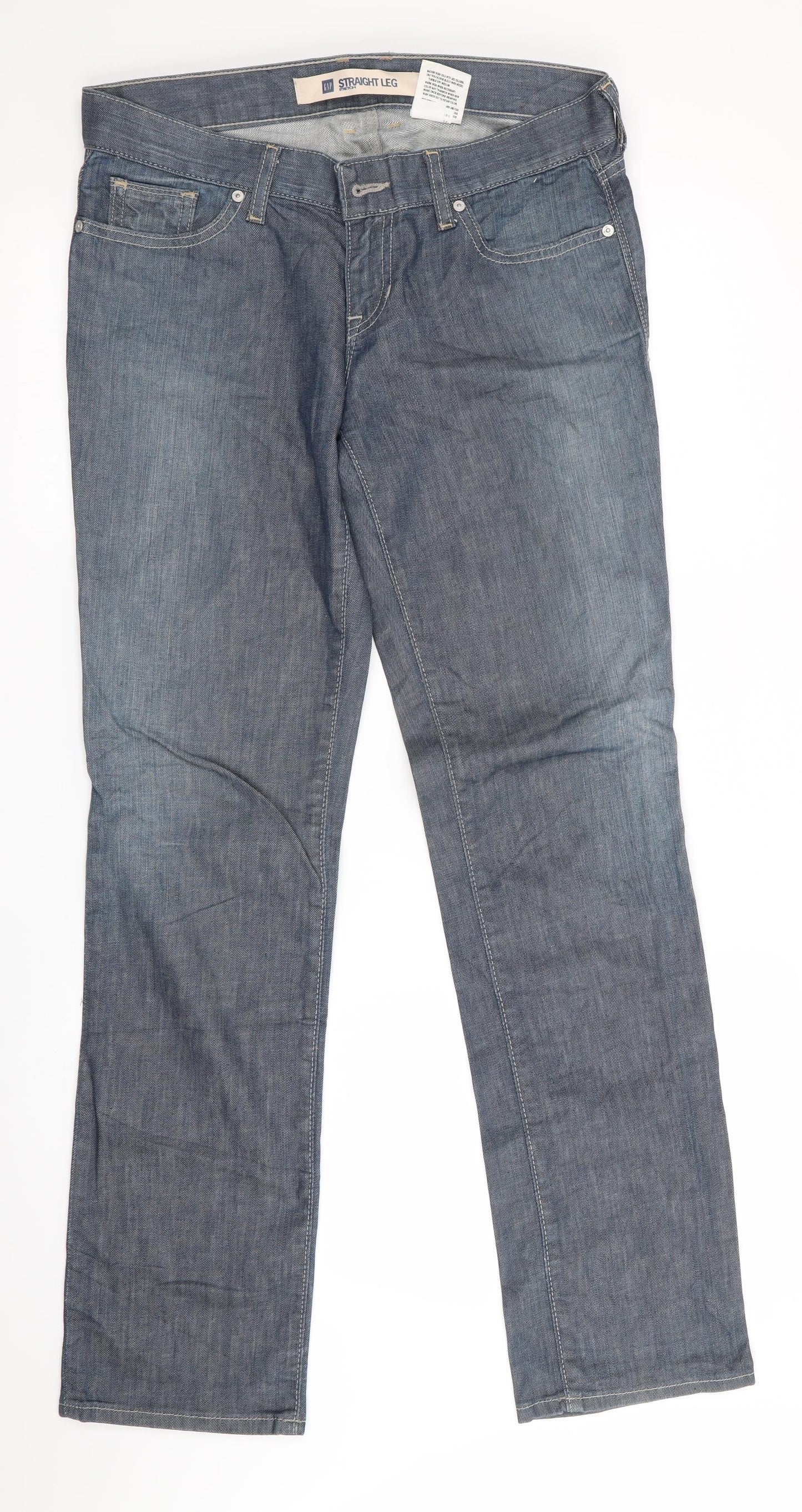 Gap Womens Blue   Straight Jeans Size 8 L32 in