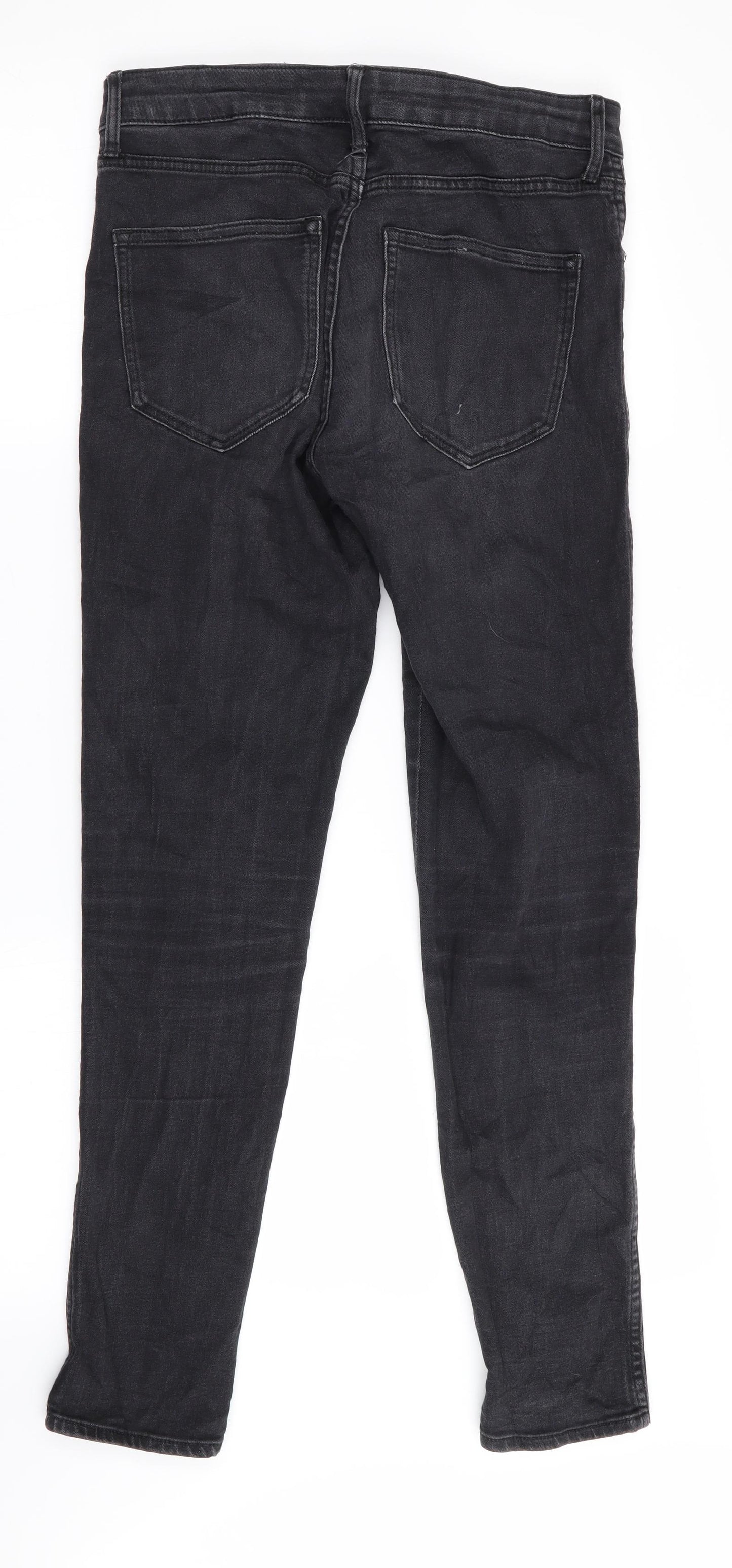H&M Mens Black   Skinny Jeans Size 26 in L28 in
