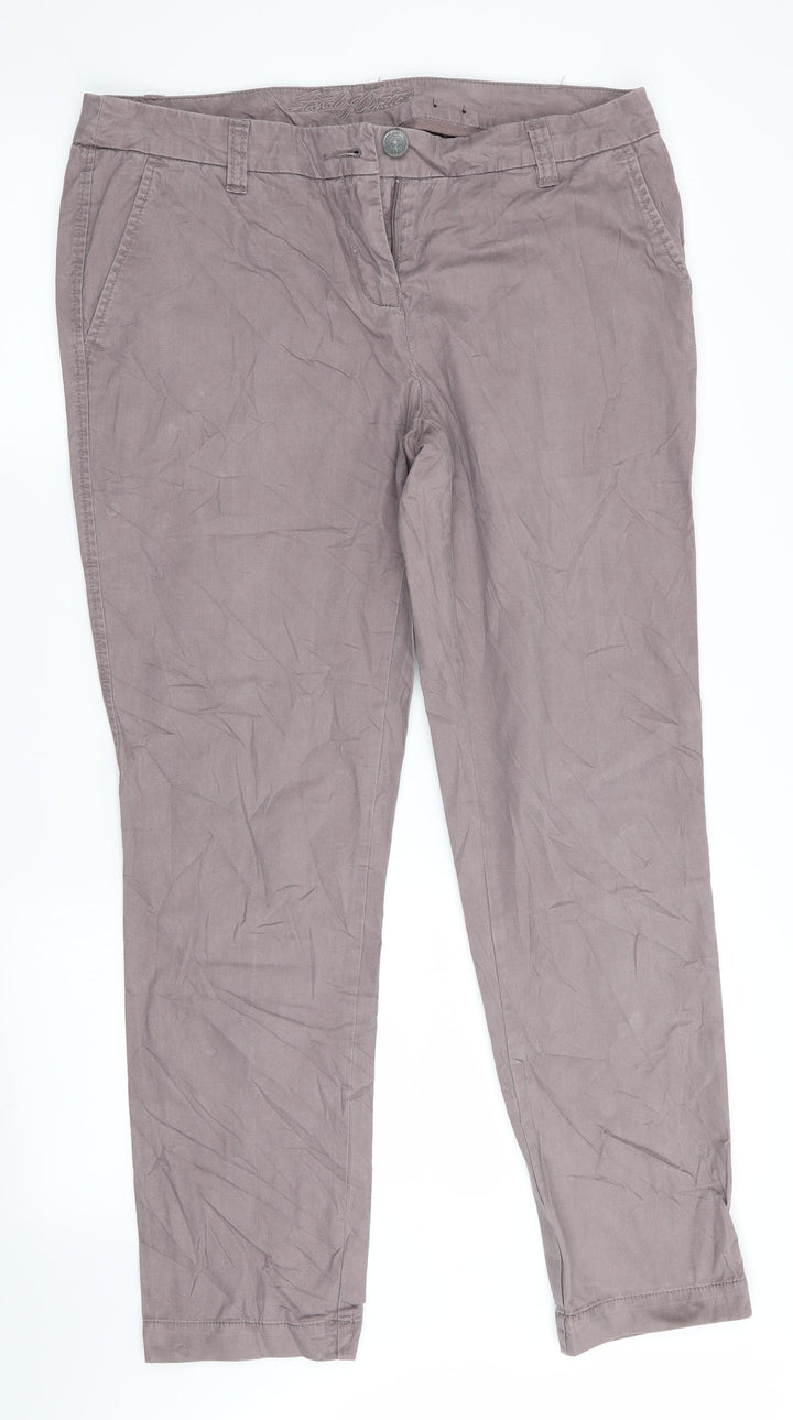 Colours of The World Womens Brown   Trousers  Size 14 L30 in