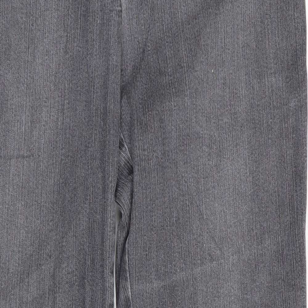 BRAX Womens Grey   Straight Jeans Size 16 L33 in