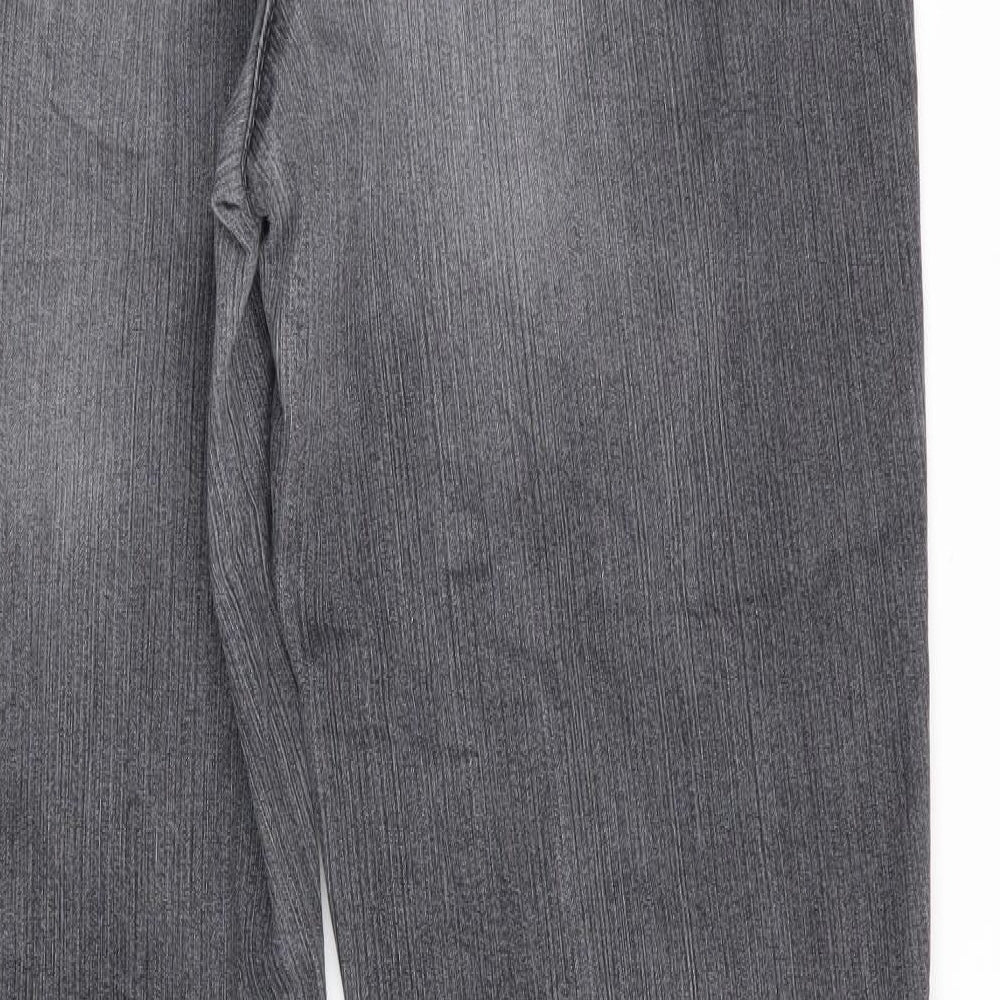 BRAX Womens Grey   Straight Jeans Size 16 L33 in