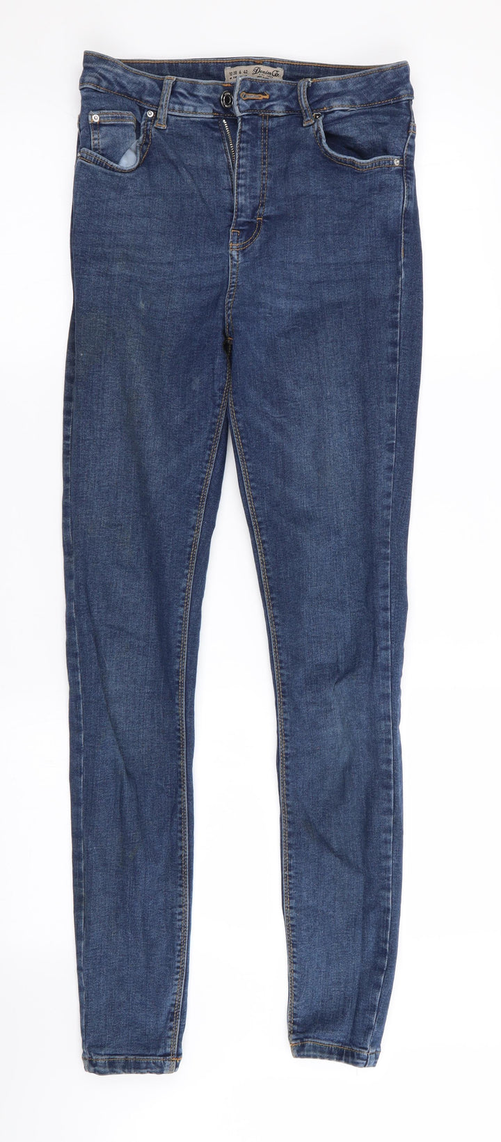 Denim Co Womens Blue Skinny Jeans Size 10 L30 in