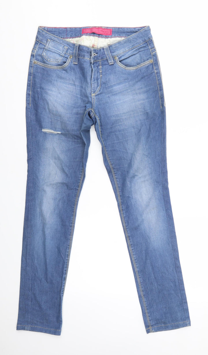 Rocks Womens Blue Skinny Jeans Size 32 in L28 in