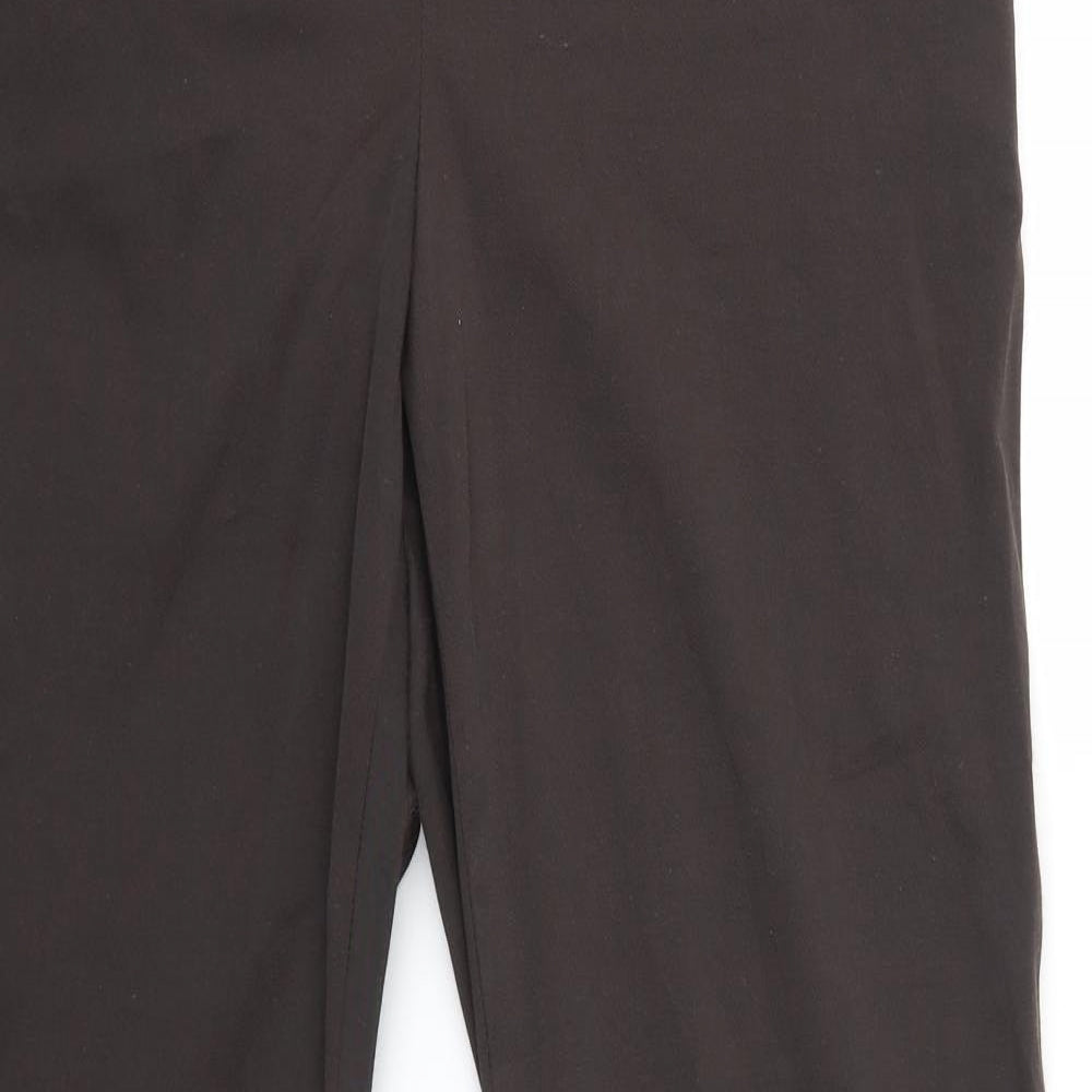 VANILLA Womens Brown   Trousers  Size 14 L31 in