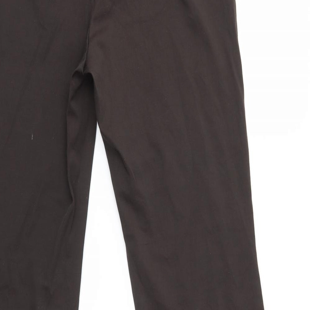 VANILLA Womens Brown   Trousers  Size 14 L31 in