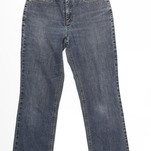 MAC Womens Blue   Straight Jeans Size 38 in L32 in - MELANIE
