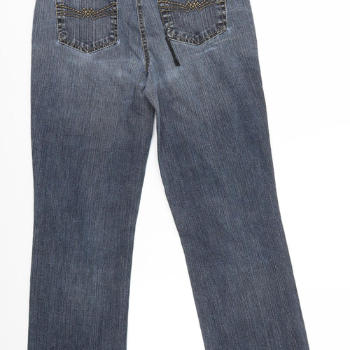 MAC Womens Blue   Straight Jeans Size 38 in L32 in - MELANIE