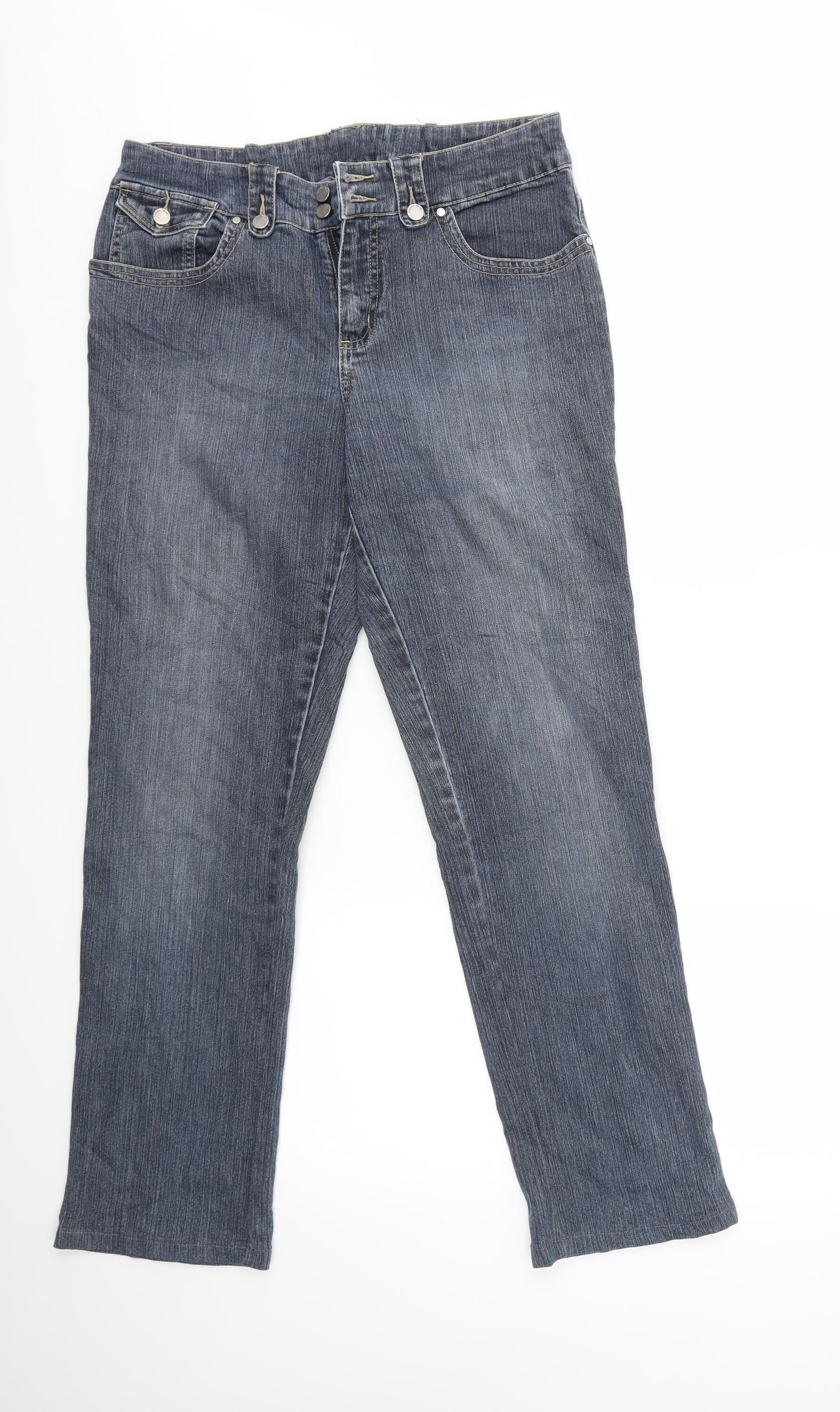 KappAhl Womens Blue   Bootcut Jeans Size 14 L29 in