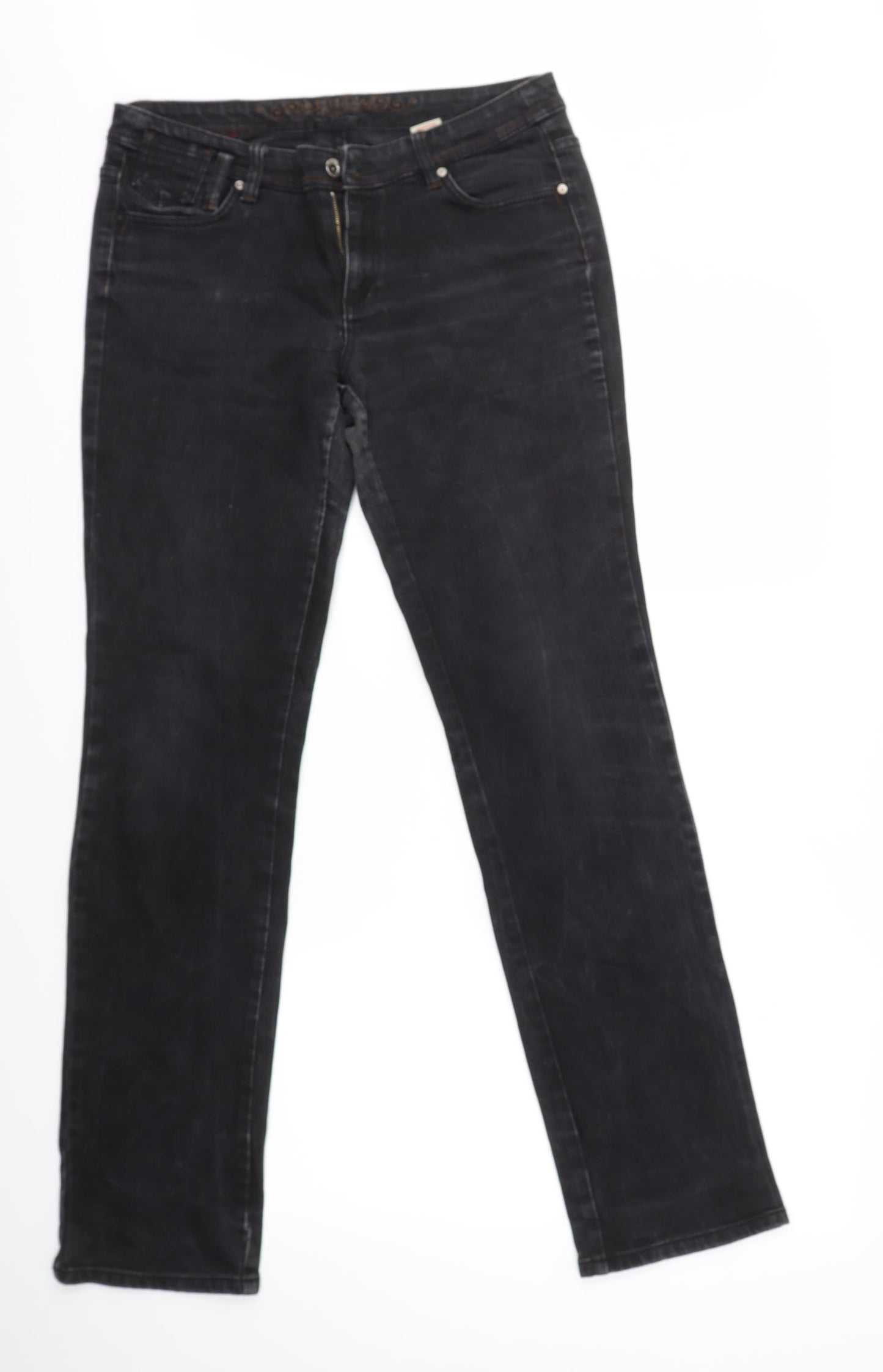 Esprit Womens Black   Straight Jeans Size 16 L32 in