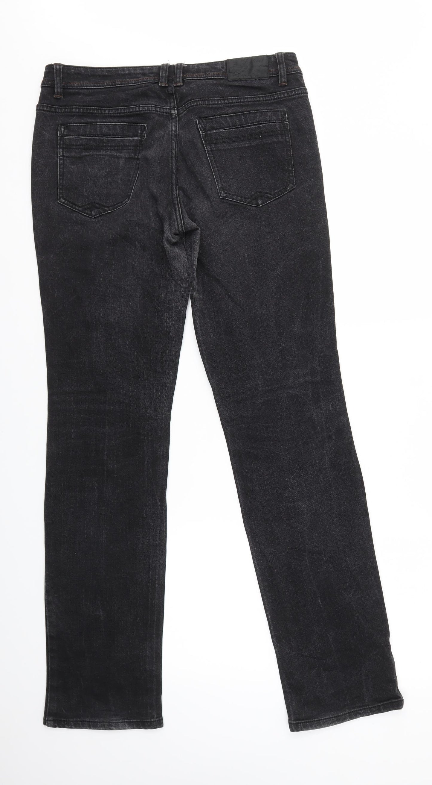 Esprit Womens Black   Straight Jeans Size 16 L32 in