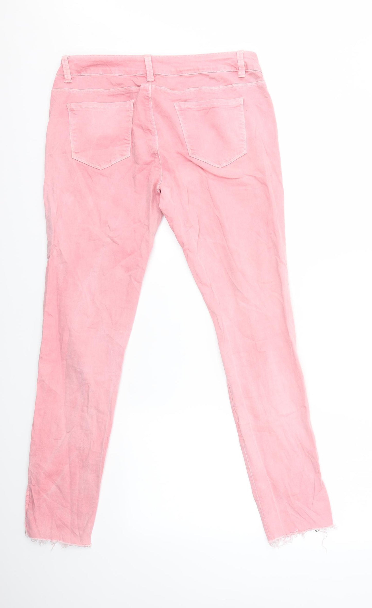 Preworn Womens Pink   Skinny Jeans Size XL L29 in