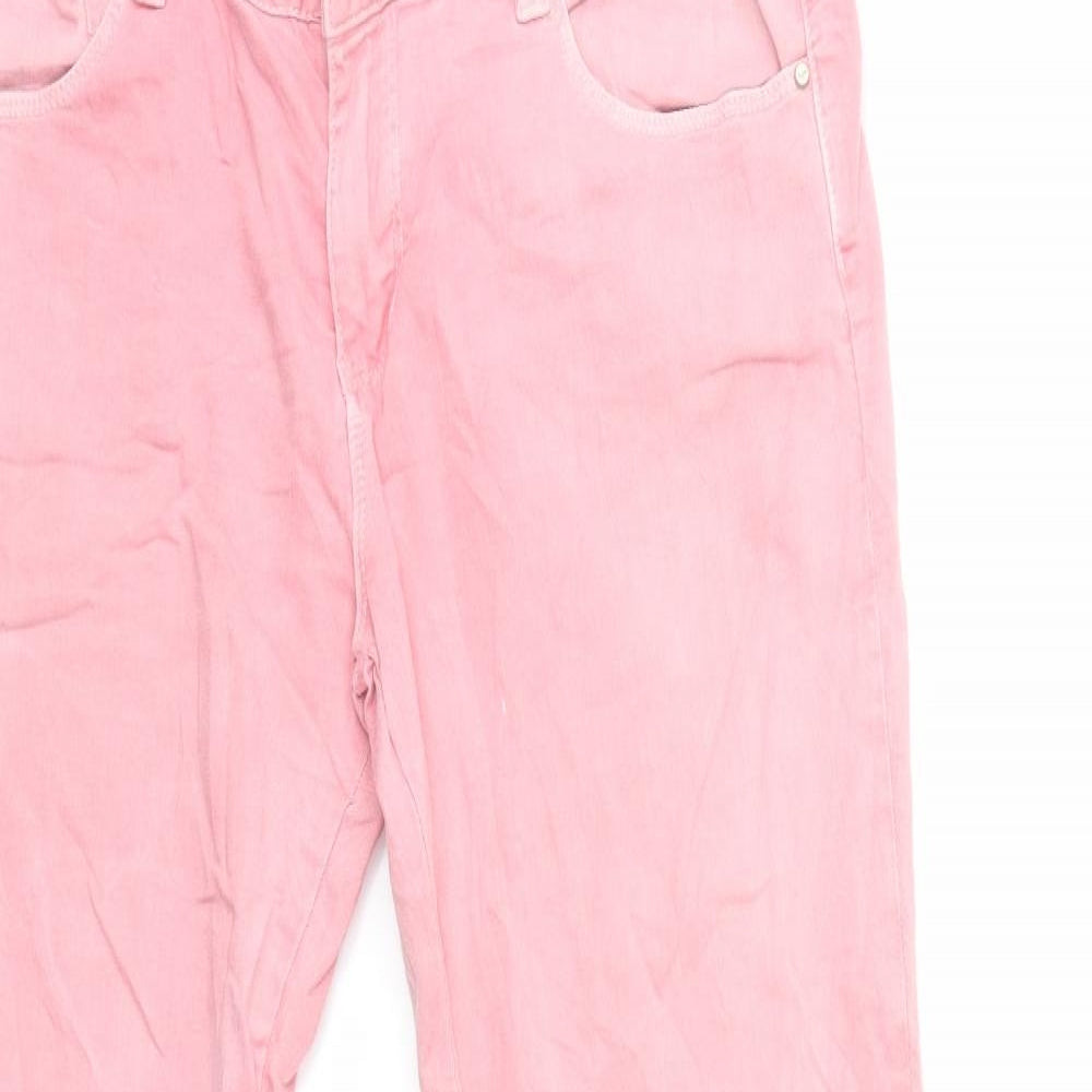 Preworn Womens Pink   Skinny Jeans Size XL L29 in