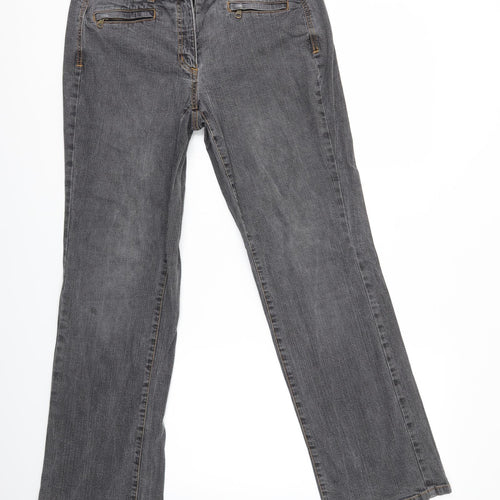 Mia Linea Womens Grey   Bootcut Jeans Size 32 in L30 in