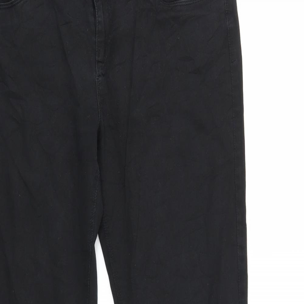 RESERVED Womens Black   Bootcut Jeans Size 12 L31 in