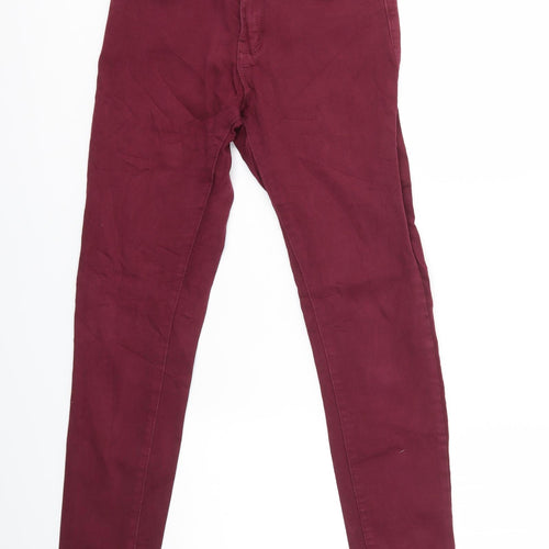 Ds Fashion Womens Purple   Skinny Jeans Size 8 L28 in