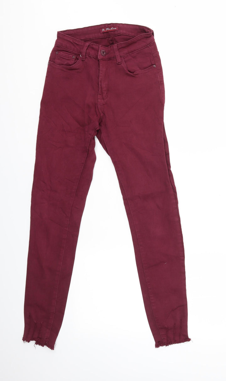Ds Fashion Womens Purple   Skinny Jeans Size 8 L28 in