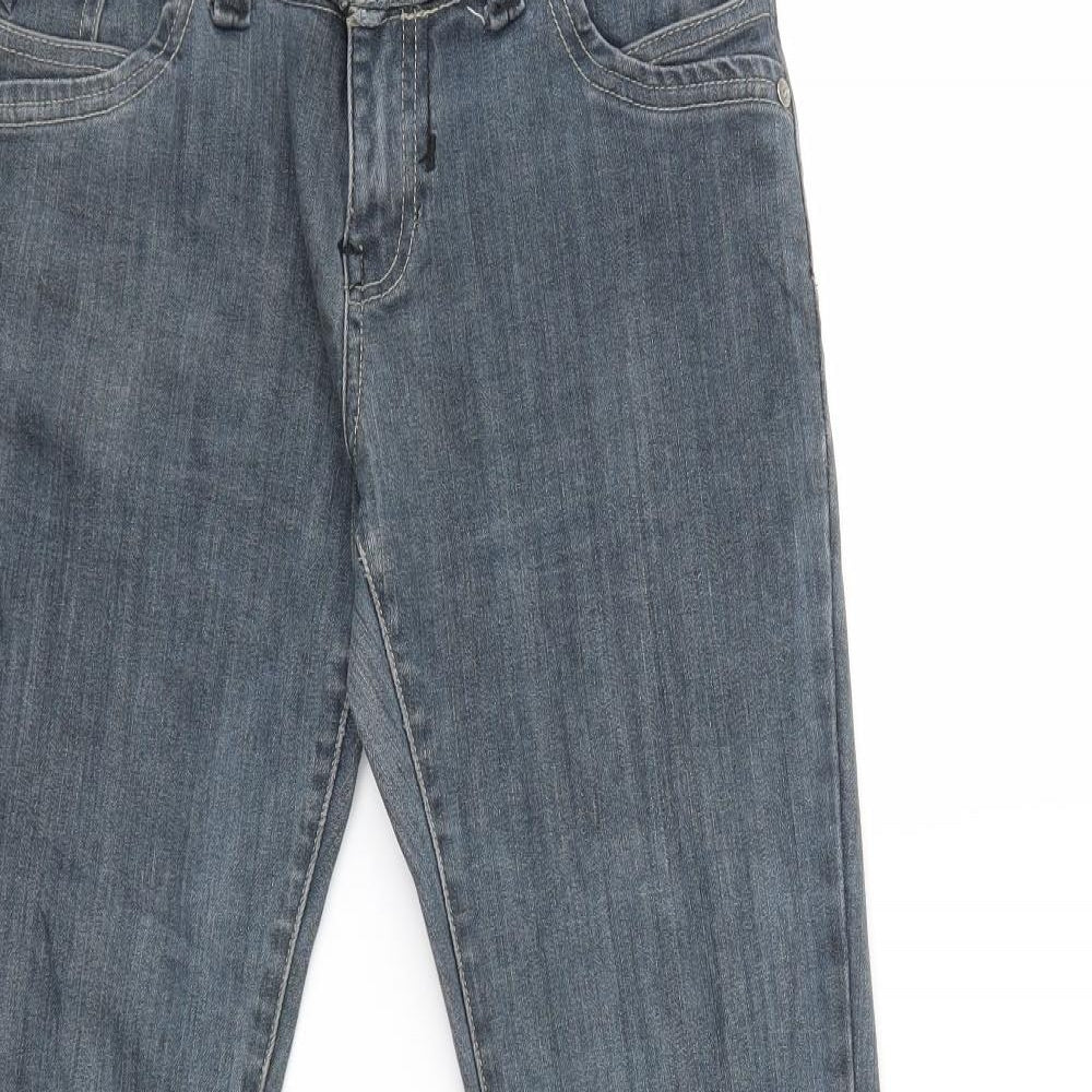 SMITH'S Womens Blue   Bootcut Jeans Size 28 in L32 in