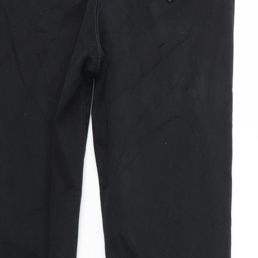 IT'S MAGIC Womens Black   Straight Jeans Size 14 L30 in