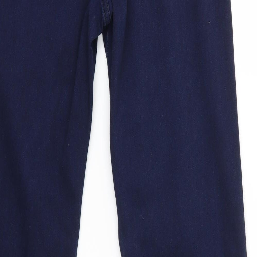 M&S Womens Blue   Straight Jeans Size 10 L28 in