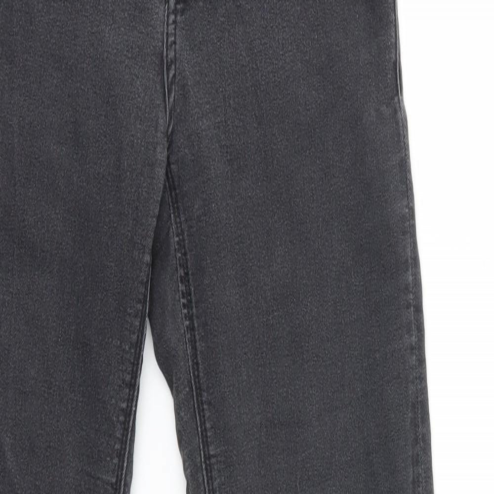 H&M Womens Grey   Flared Jeans Size 6 L28 in