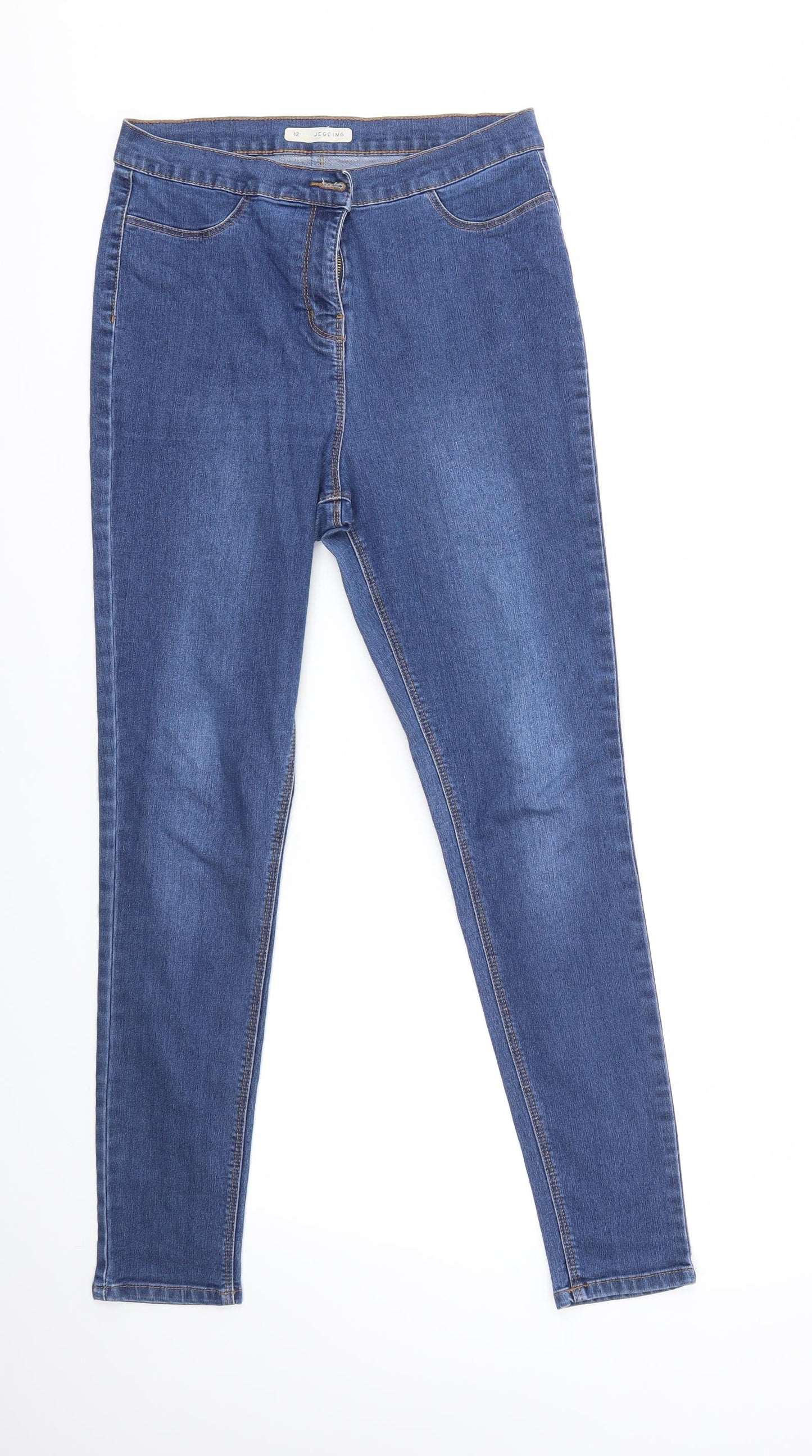 Nutmeg Womens Blue   Skinny Jeans Size 12 L27 in