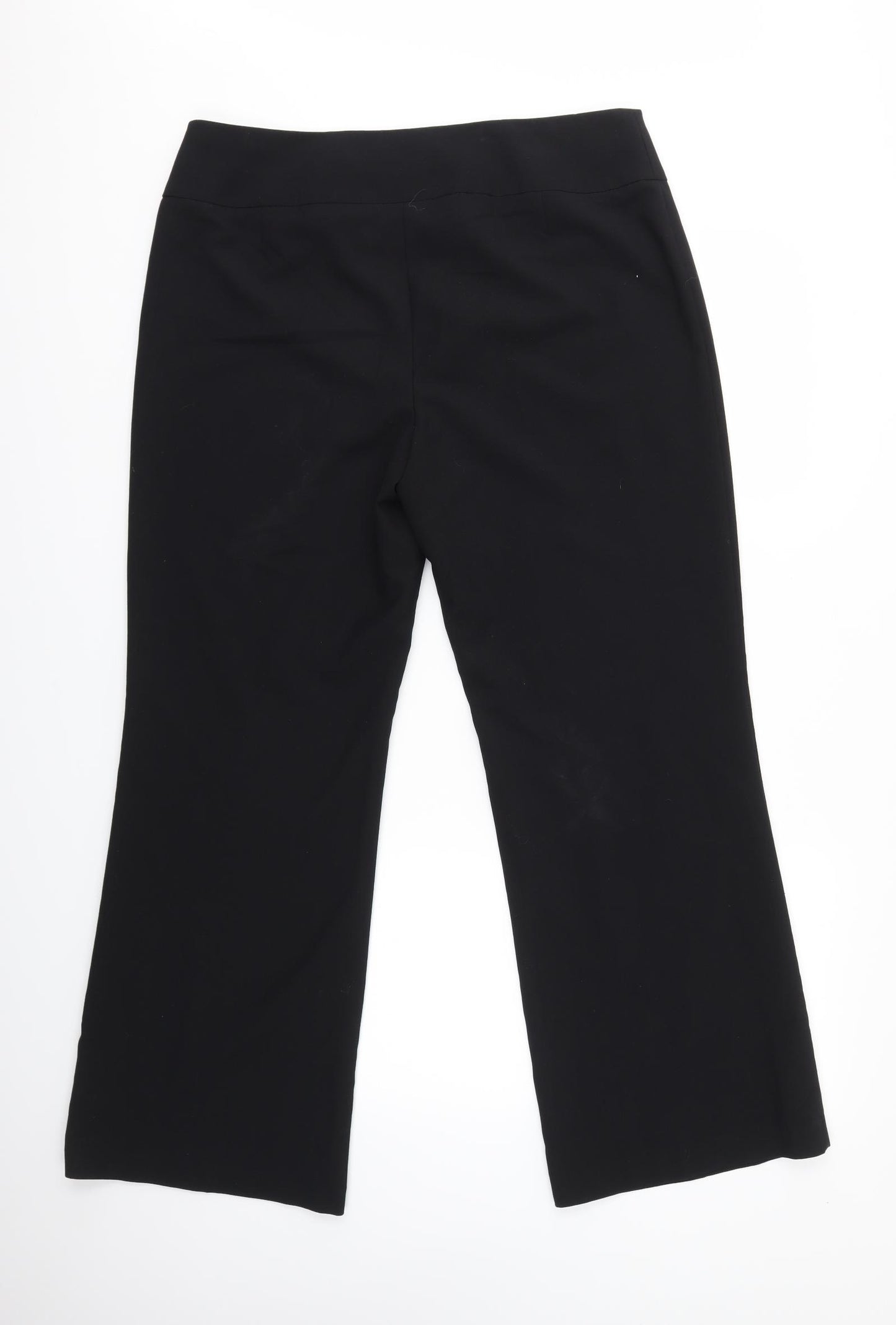 M&S Womens Black   Dress Pants Trousers Size 16 L29 in