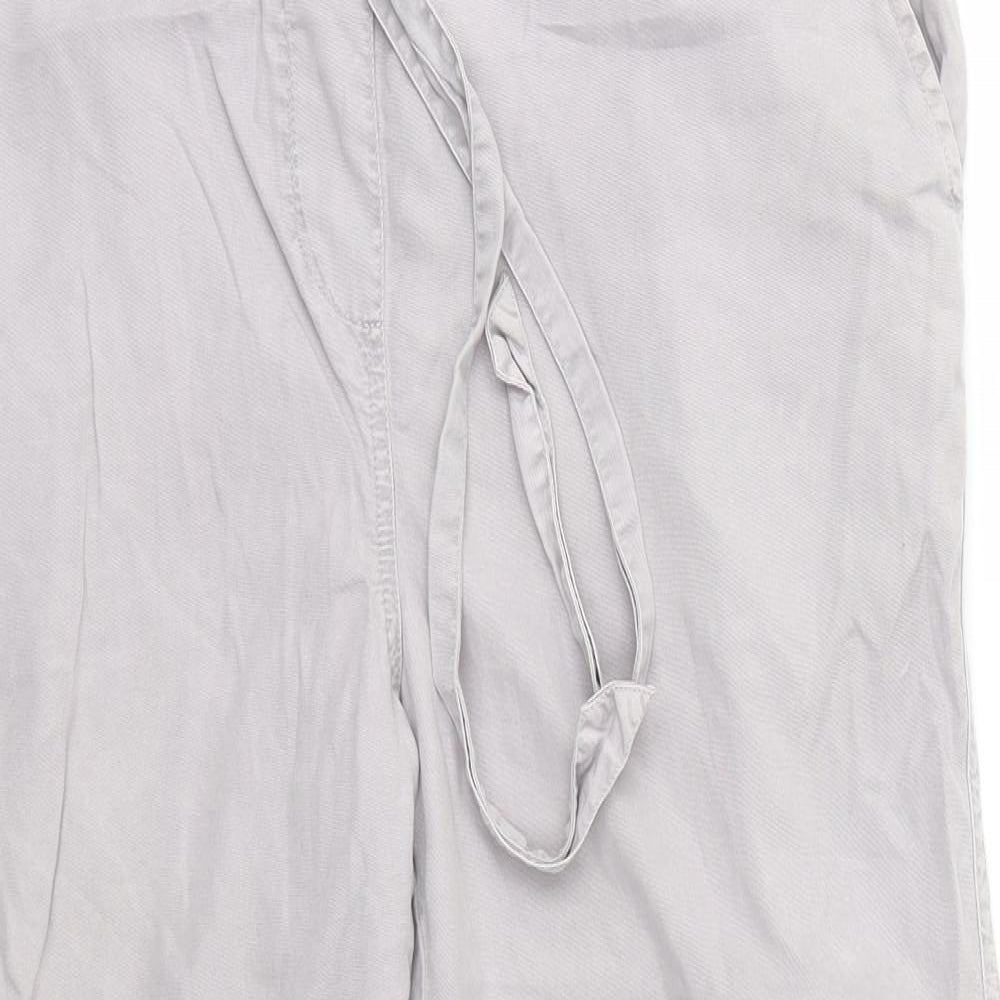 M&Co Womens Grey   Trousers  Size 10 L24 in