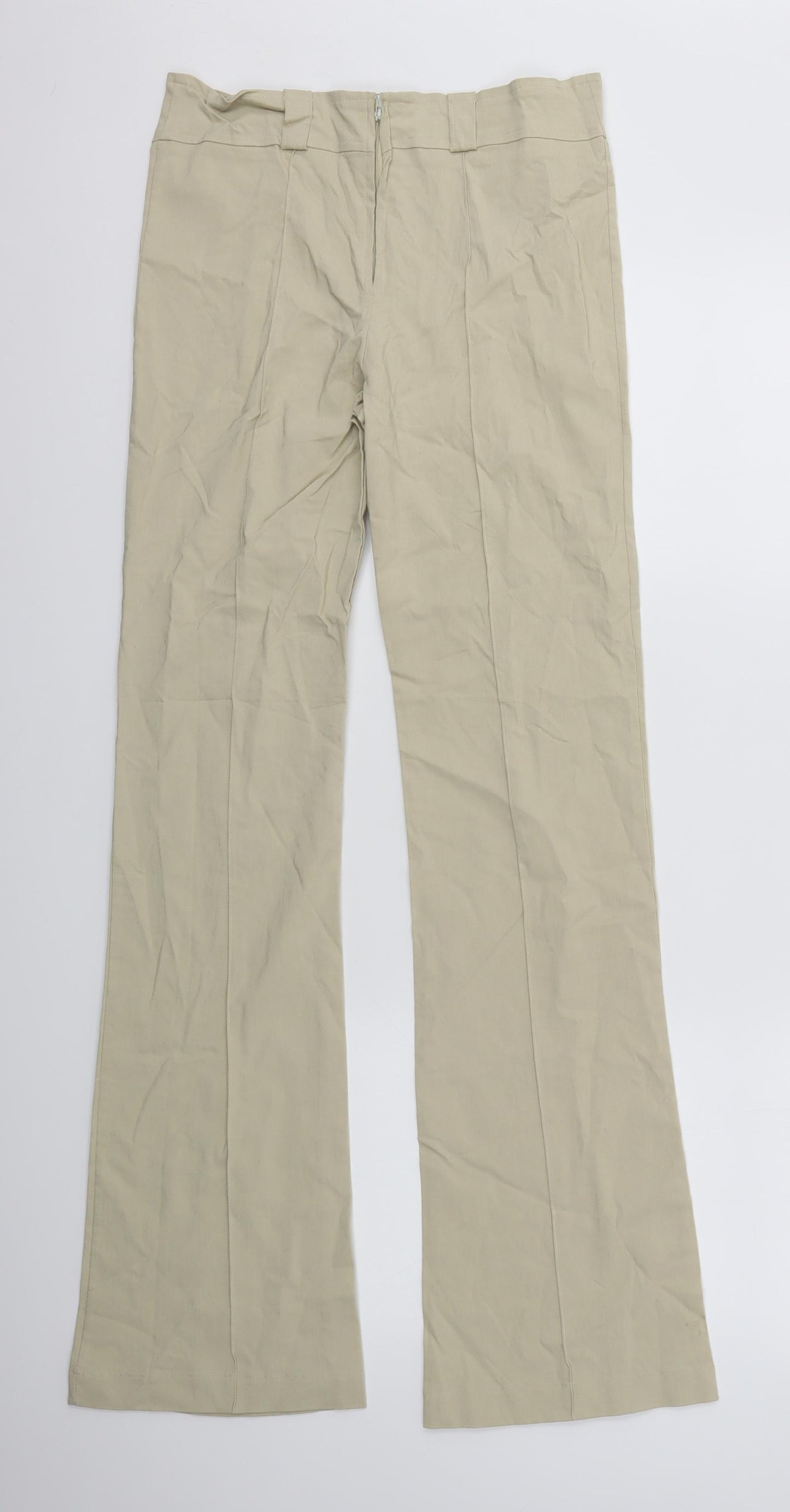 Preworn Womens Beige   Trousers  Size 14 L30 in