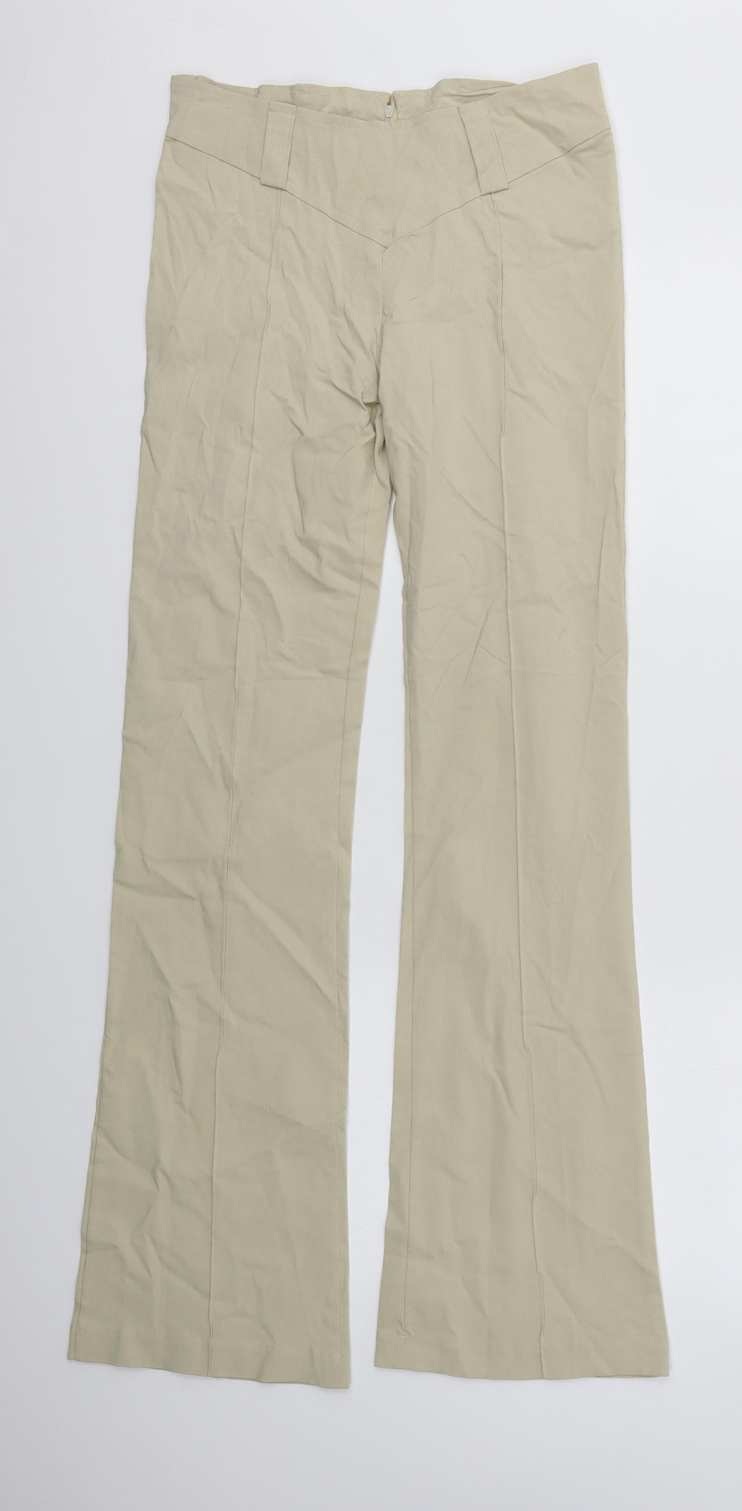 Preworn Womens Beige   Trousers  Size 14 L30 in