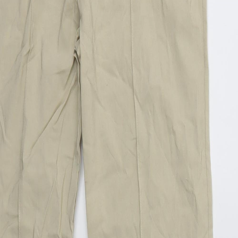 Preworn Womens Beige   Trousers  Size 14 L30 in