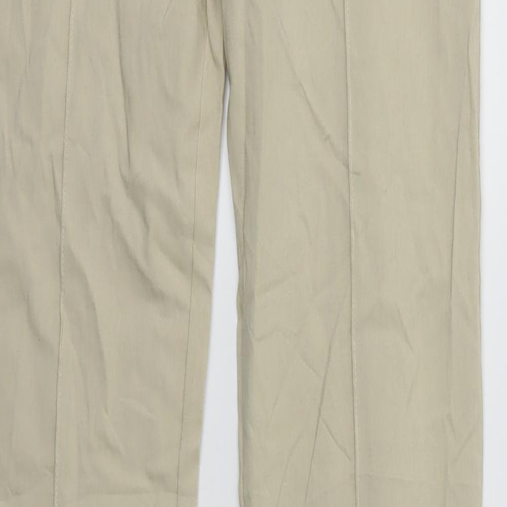 Preworn Womens Beige   Trousers  Size 14 L30 in