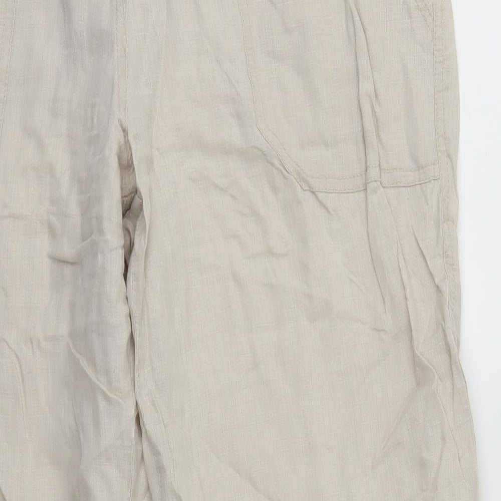 Primark Womens Beige   Trousers  Size 14 L36 in