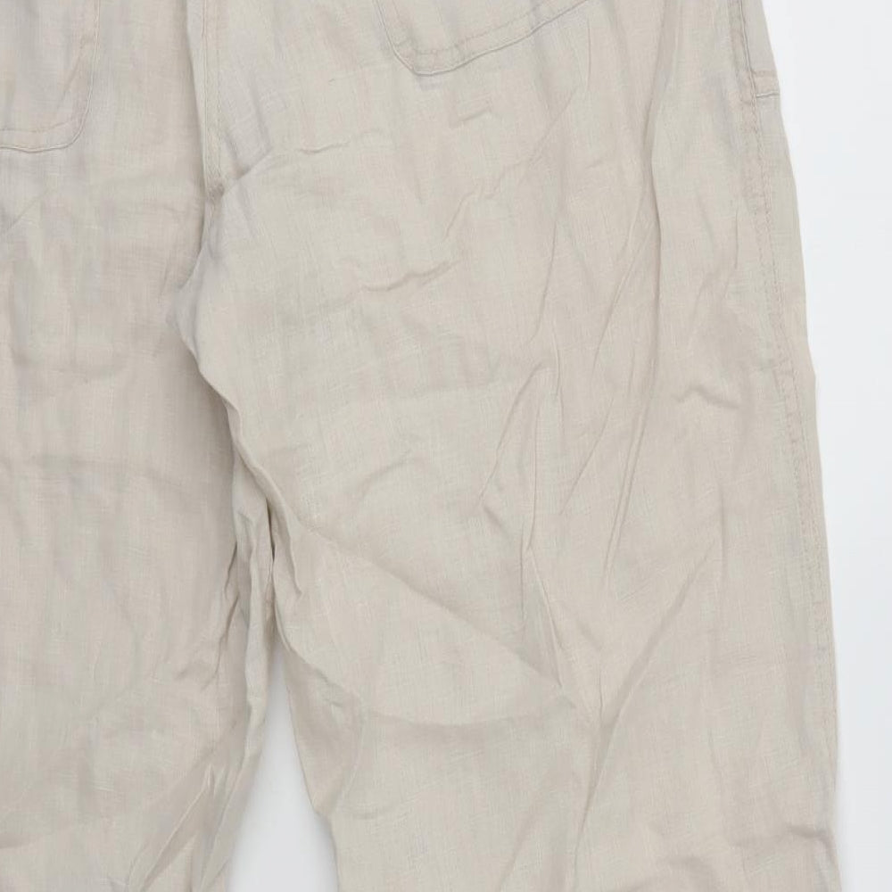 Primark Womens Beige   Trousers  Size 14 L36 in