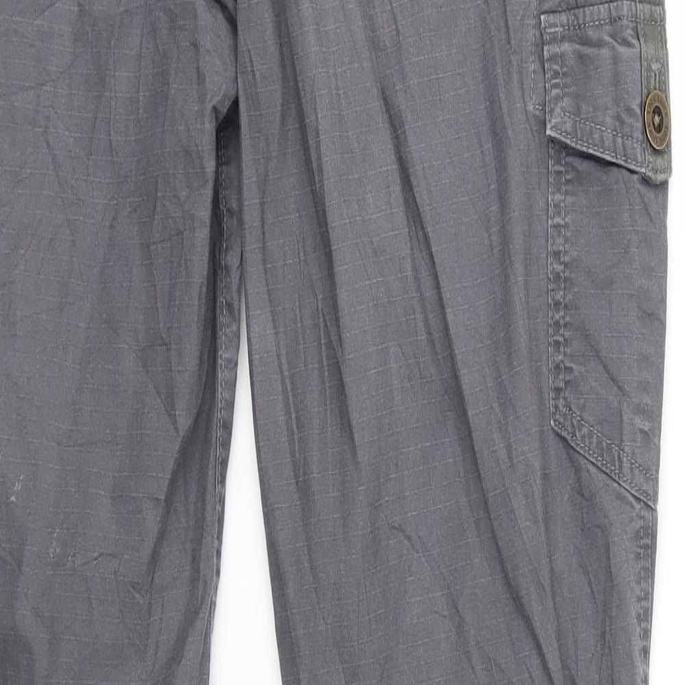 Eddie Bauer Womens Grey   Trousers  Size 10 L30 in