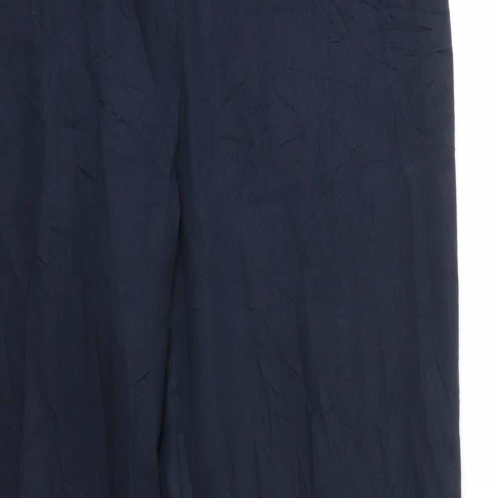 M&S Womens Blue   Trousers  Size 12 L26 in