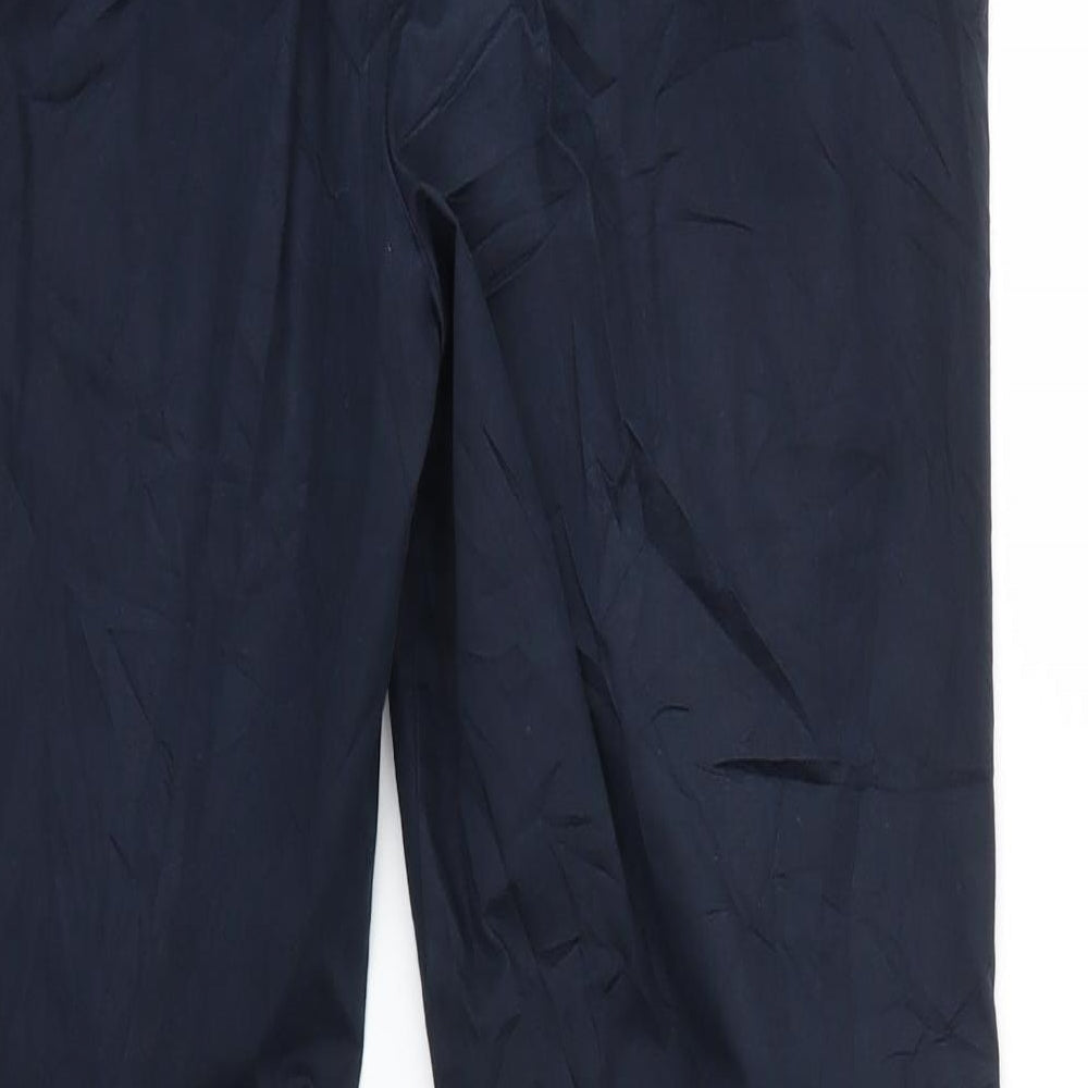 M&S Womens Blue   Trousers  Size 12 L26 in