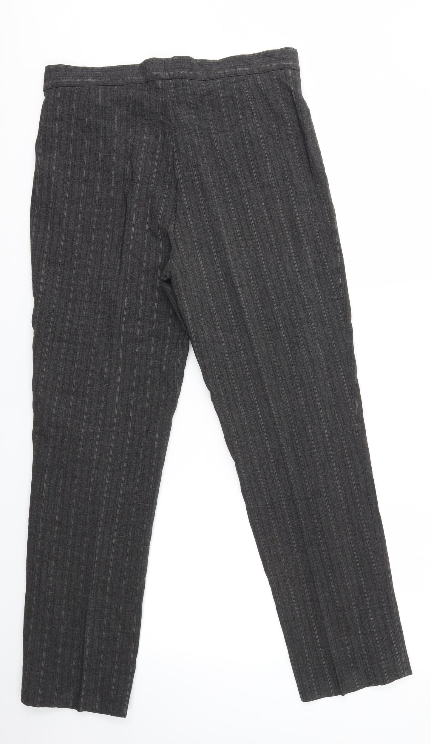 Rene Lezard Womens Grey   Dress Pants Trousers Size 32 in L28 in