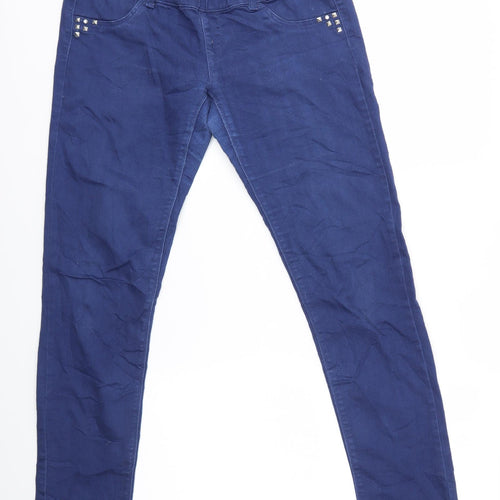 TALLY WEAR Womens Blue   Jegging Jeans Size 14 L30 in