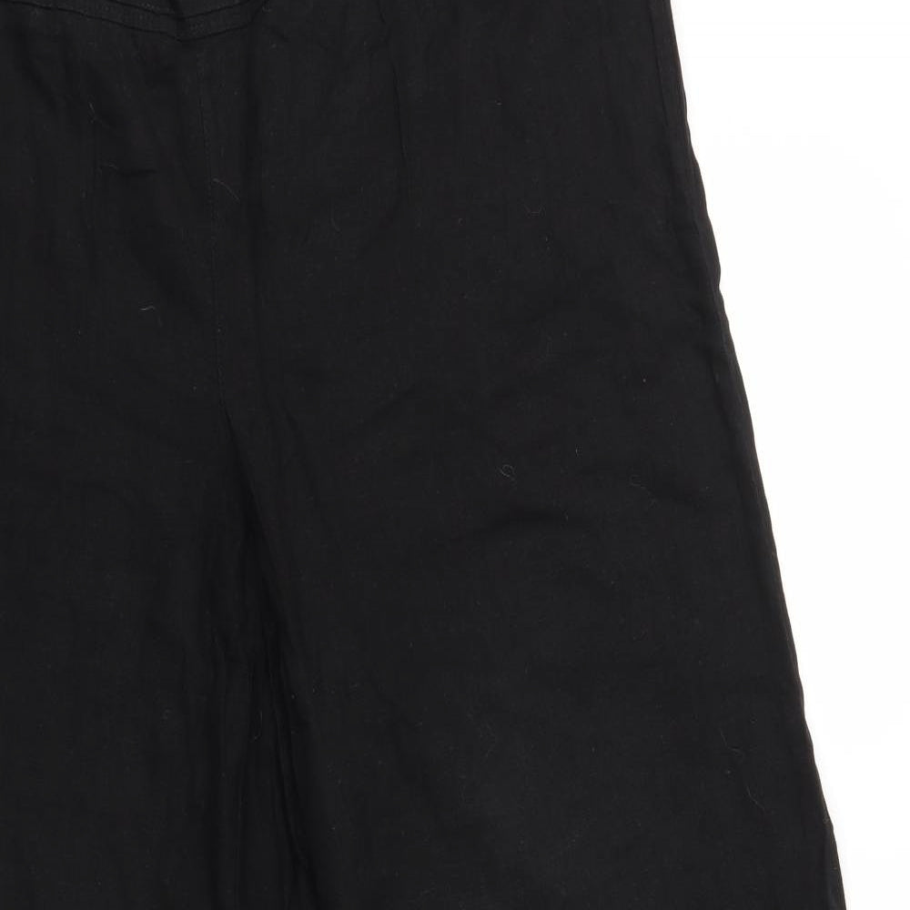 Evans Womens Black   Trousers  Size 20 L29 in