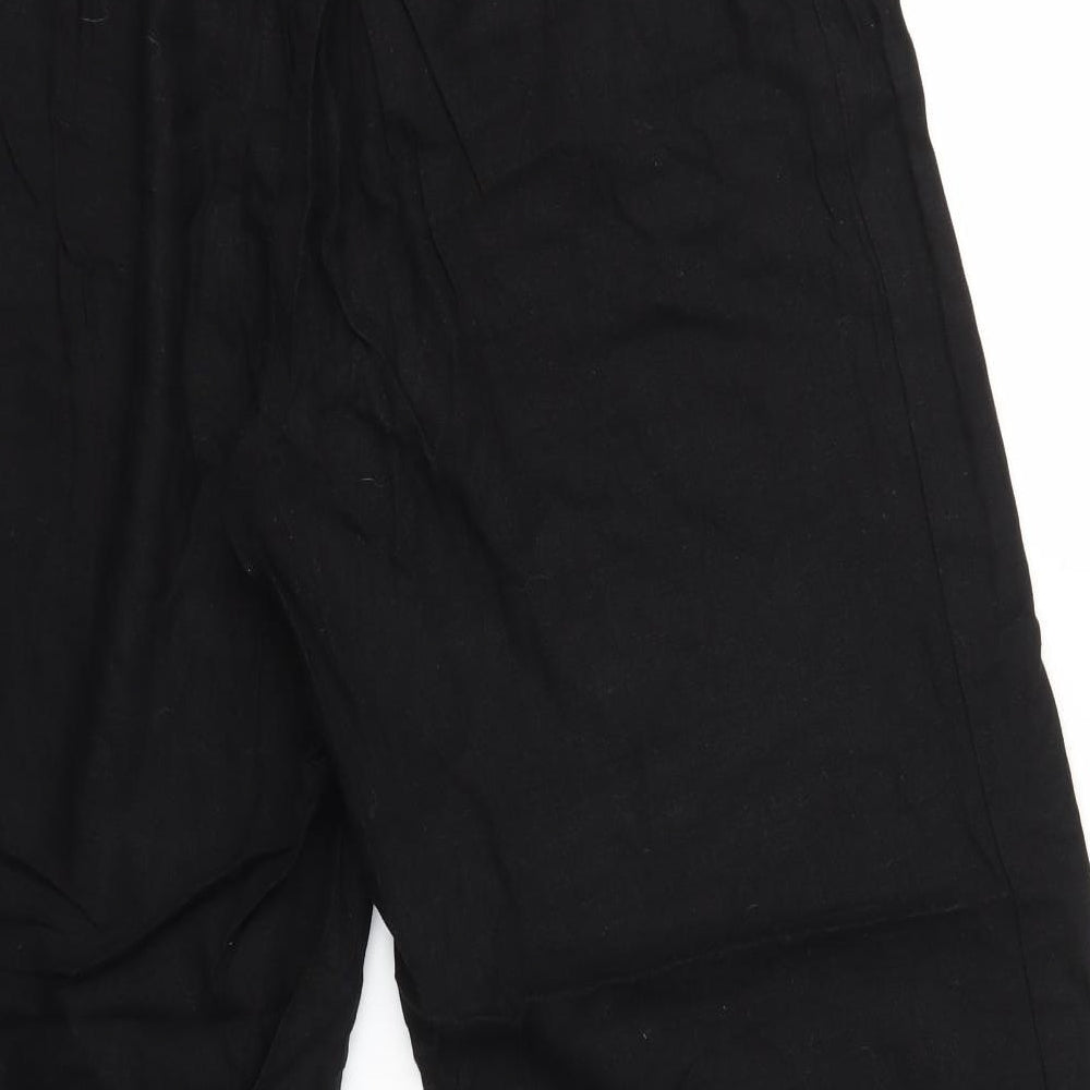 Evans Womens Black   Trousers  Size 20 L29 in