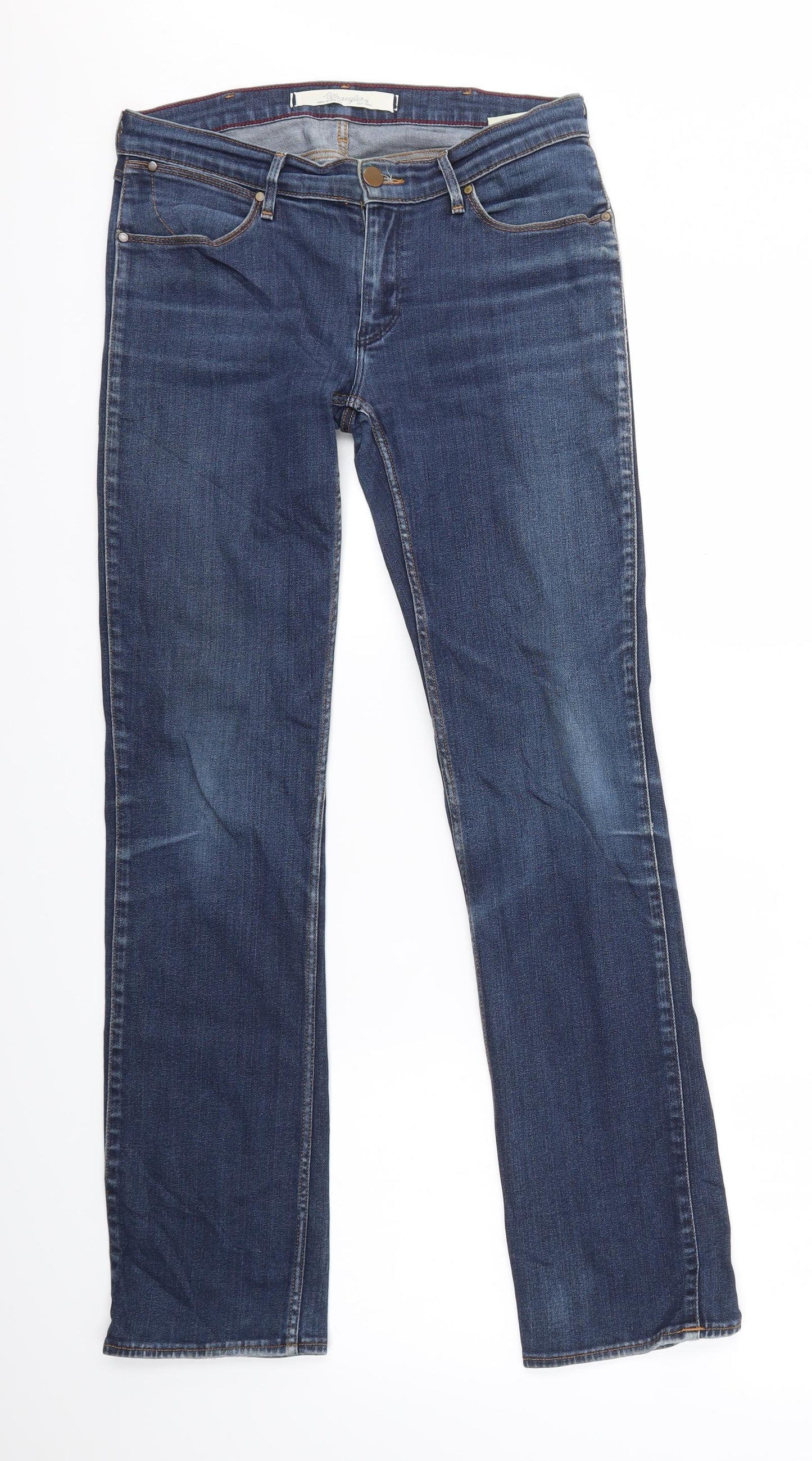 Wrangler Womens Blue   Straight Jeans Size 29 in L32 in - DREW